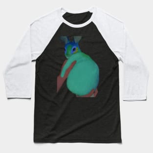 Peacock Give a Birth to a Rabbit-Pearl Rabbit Baseball T-Shirt